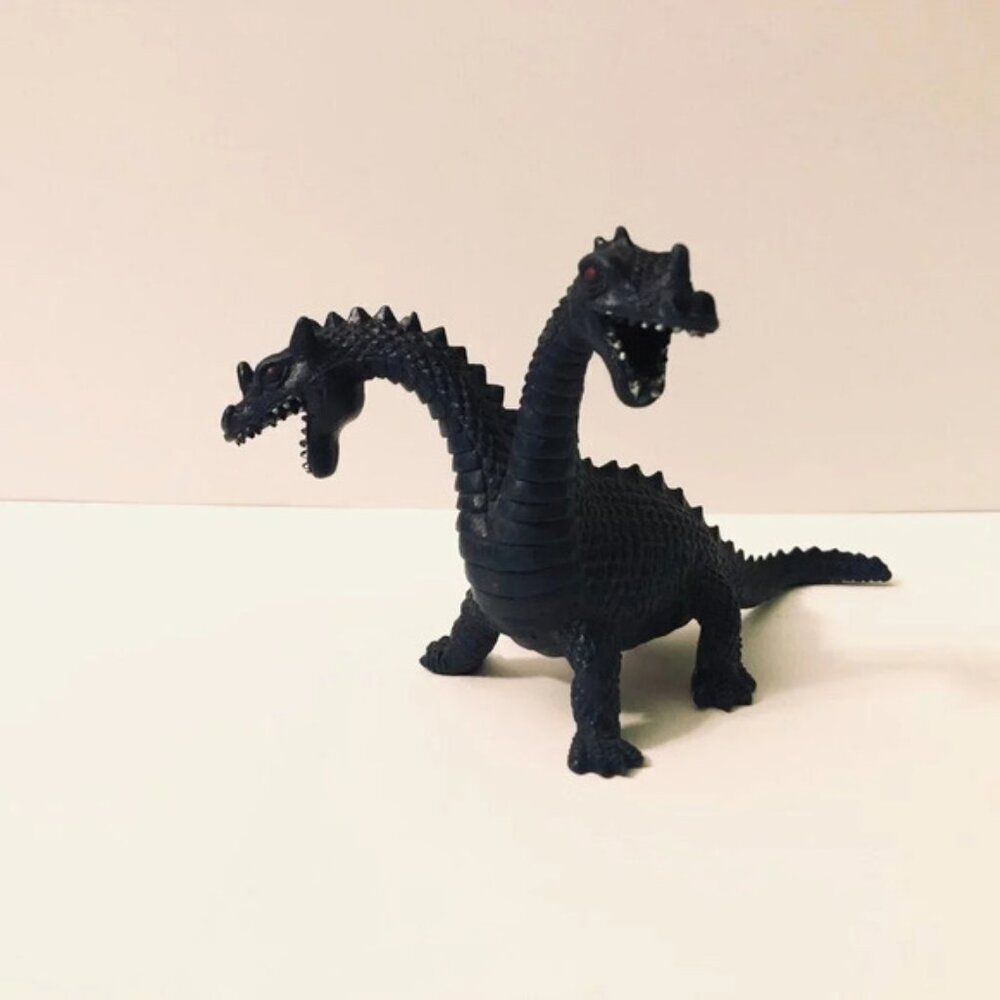Vintage Two Headed Dinosaur Dragon Hong Kong